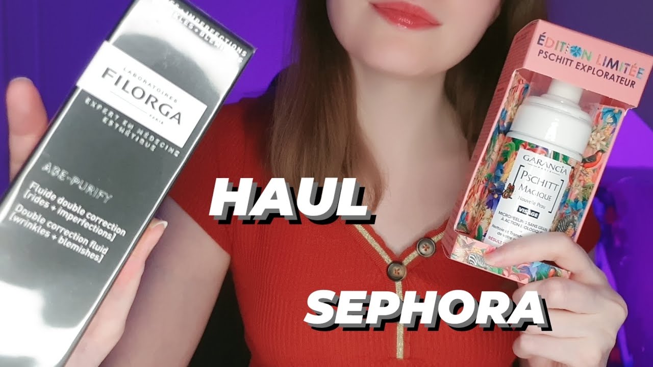 ASMR | GIGA HAUL Sephora ✨️ (290€ de produits)
