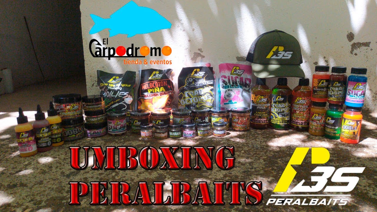 Umboxing de pesca Productos Peralbaits 2020