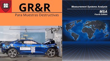 ¿Cómo hacer un estudio R&R para muestras destructivas? (Fácil en Minitab)