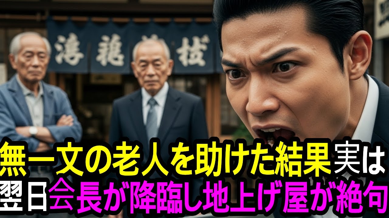明日解体される老舗そば屋、閉店間際に財布を忘れた老人を無償で持てなした結果→翌日、工事現場に高級車が並び、傲慢な建設担当者が絶句する羽目に【感動する話】【朗読】
