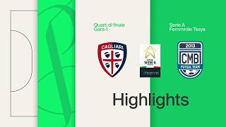 Cagliari-CMB Futsal Team 1-4 | Gol e HL | Serie A Tesys 25/26 | Playoff | Quarti di finale - Gara-1