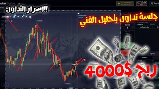 جلسة تداول على منصة بوكت اوبشن\وربح اكثر من 4000$\اسرار المنصة للربح