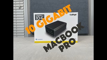 How to 10 Gigabit on Mac | Caldigit Connect 10G Review | Thunderbolt 3 to 10 Gbe | 10gb
