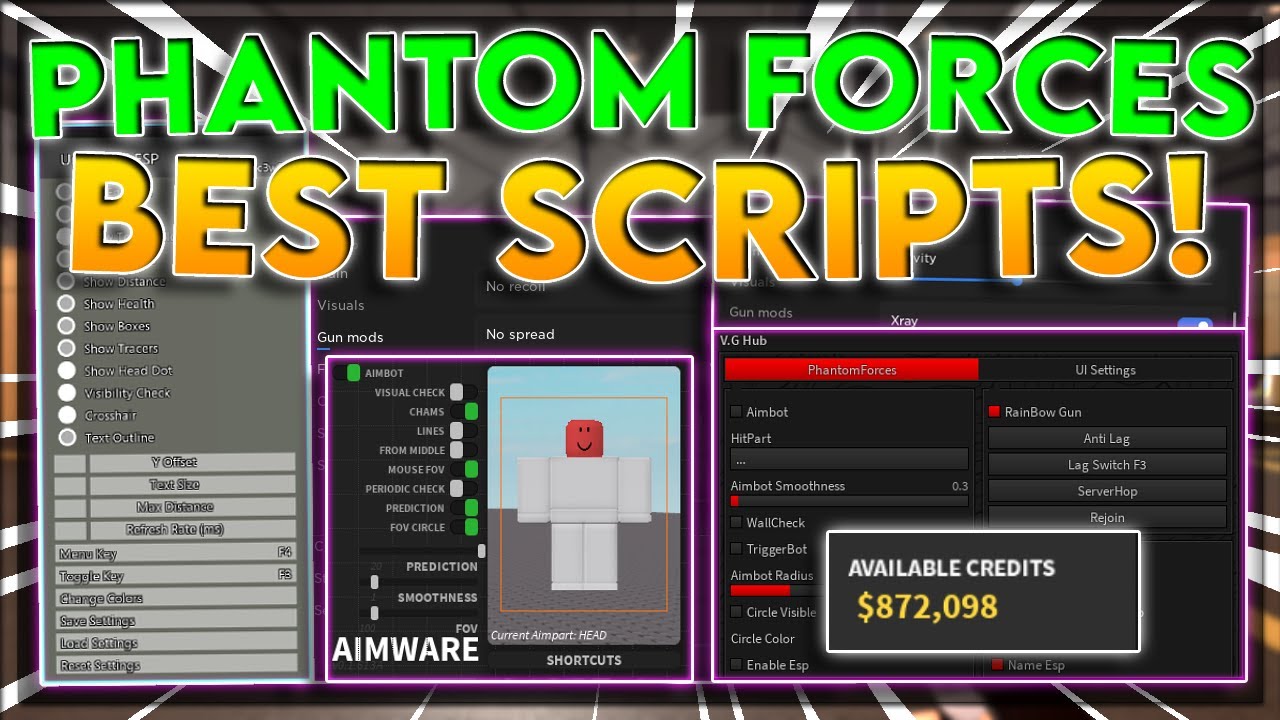 Phantom Forces [ESP, Aimbot] Scripts