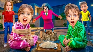 SCARY TEACHER EVİMİZİ ESİR ALDI ‼️ KUZEY ELİF SOKAKTA NAPCAZ ??