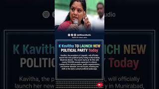 K Kavitha Announces New Political Party Launch!