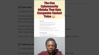 The One Cybersecurity Mistake That Gets Companies Hacked Twice 😳 #cybersecurity #networkchuck
