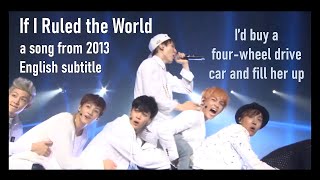 BTS - If I Ruled the World from the 1st Muster 2014 [ENG SUB] [Full HD]