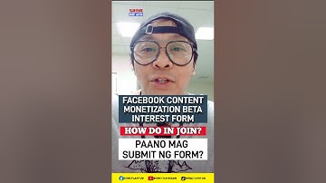 🔴PAANO BA MAG SUBMIT NG FACEBOOK CONTENT MONETIZATION BETA INTEREST FORM! |BOBET KAIBIGAN