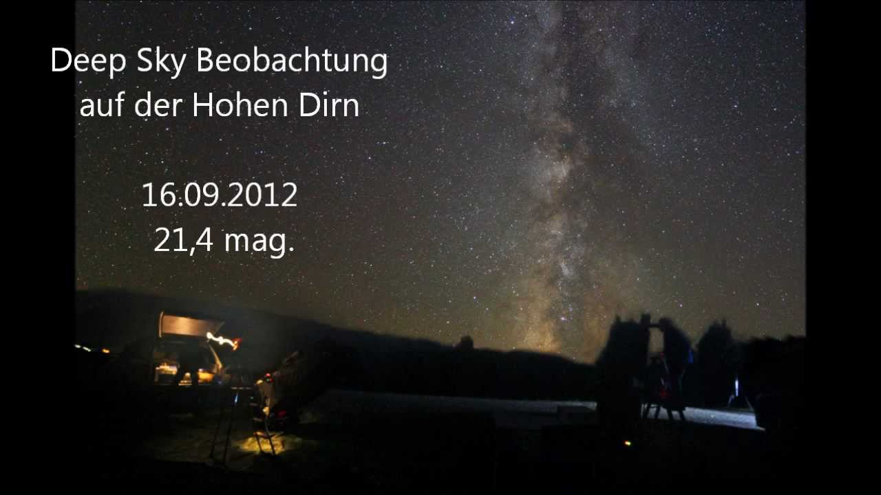 Hohe Dirn - Deep Sky Nacht.wmv