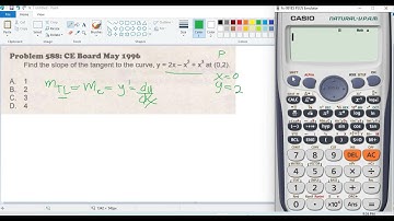 #34 SLOPE OF TANGENT LINE CALCULATOR TECHNIQUE TAGALOG ENGINEERING REVIEW REVIEW LIVE