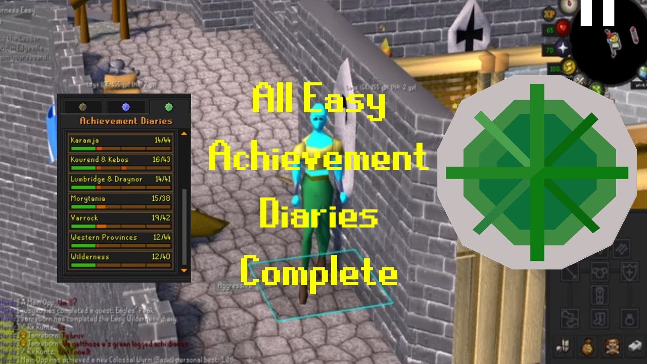 All Easy Achievement Diaries Complete OSRS
