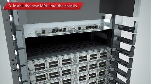 How to Replace the Only MPU on a CE12800 (Services Are Interrupted)