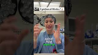 What are the risks associated with epidurals