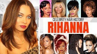 CELEBRITY HAIR HISTORY: RIHANNA! | Brittney Gray