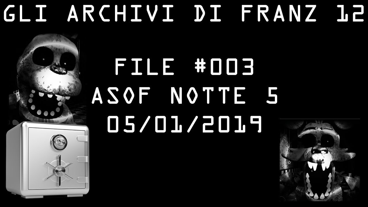 Gli archivi di Franz 12 #3 A Shadow Over Freddy's Notte 5 - YouTube