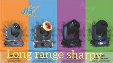 इतनी सारी DJ  Lights वो भी एक साथ सबसे तेज़ रोशनी और Long Range वाली 20r Sharpy