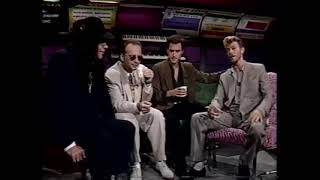 Tin Machine David Bowie discuss Harley Flanagan Cro-Mags The Ritz on Post Modern MTV (1989.06.27)