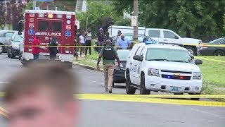 Press conference after officer shot in Grand Center by suspect