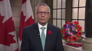 Hon. Ed Fast Remembrance Day 2016 Announcement