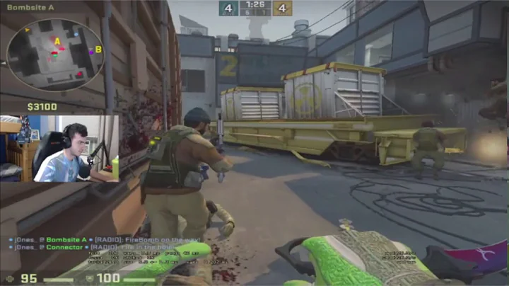 CS:GO - INSANE Tarik 3 kills with knife