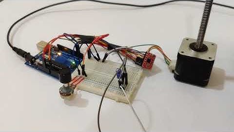 Controlling NEMA 17 Stepper Motor with Arduino and Potentiometer