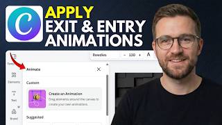 How to apply exit and entry animations on elements in Canva (Step By Step 2026)