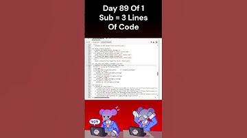 Day 89 Of 1 Subscriber = 3 Lines Of Code #coding #python #programming