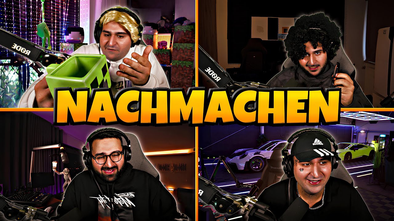 ICH mache YOUTUBER nach..(Monte, KuchenTV und mehr)