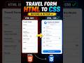 “From basic HTML ➡️ Clean UI with CSS 💻🔥