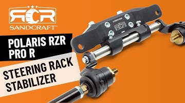 SANDCRAFT DIY Installation -  Steering Rack Stabilizer - Polaris RZR PRO R