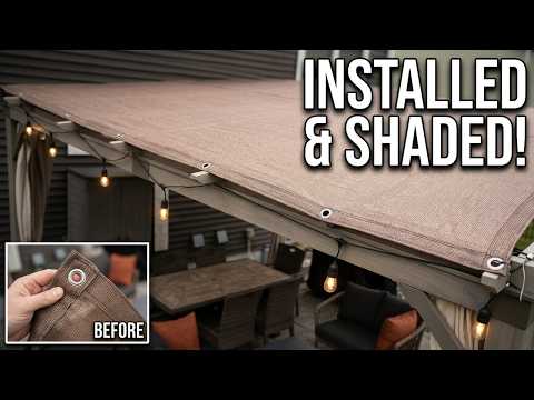 Installing a Sun Shade Cloth on My Pergola | The Real Test