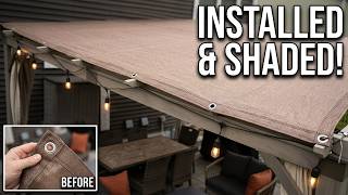 Installing a Sun Shade Cloth on My Pergola | The Real Test