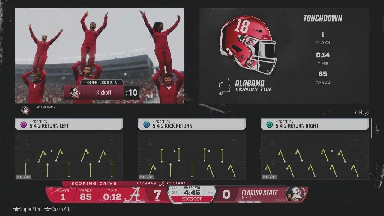 Alabama vs Florida State 8/30/25 - YouTube