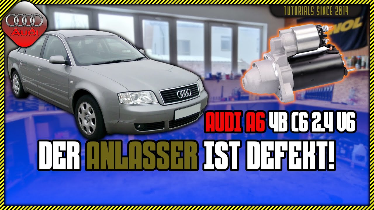 Der Anlasser ist Defekt! Audi A6 4B 2.4 V6 4F2 C6 👨‍🔧 #audi #anlasser #