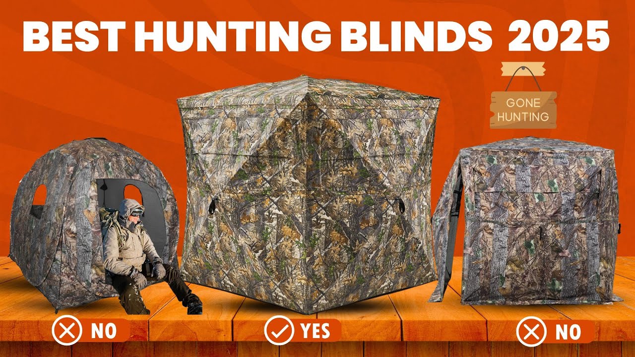 "Top 5 Best Hunting Blinds in 2025 ! (270° & 360° See-Through Review ...
