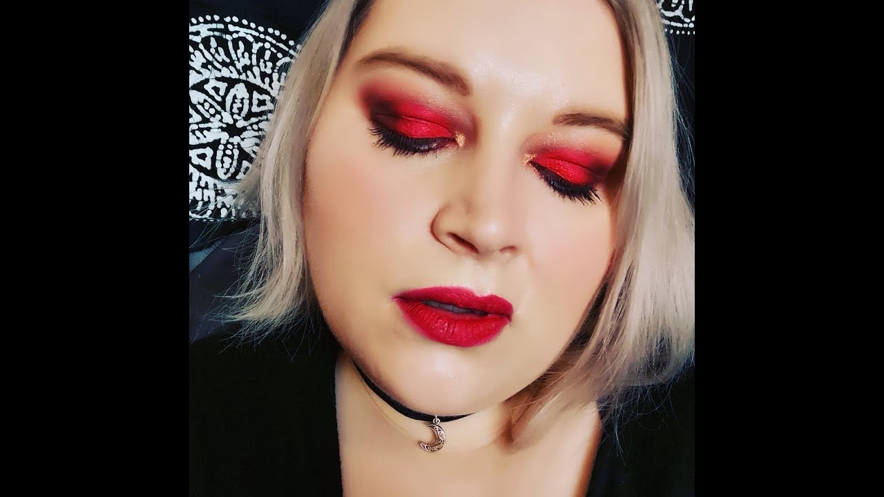BLOOD SUGAR DEEP RED HALF CUT CREASE - PALETTE OF THE MONTH MONDAYS