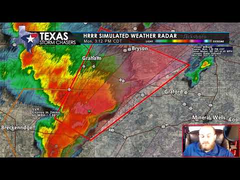 Live Texas Tornado Coverage #1 - March 21, 2022