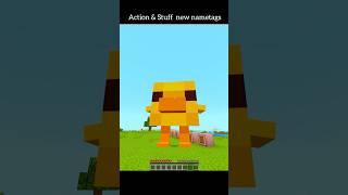 Action and stuff secret nametag #minecraft #shorts