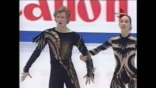 Anjelika Krylova and Oleg Ovsiannikov. RUS. 1999 European Championships. Free Dance