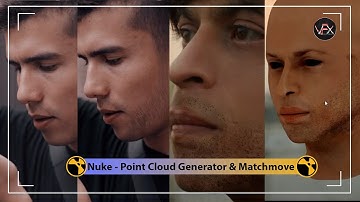 Nuke - Point Cloud Generator & Matchmove in Nuke || 3D Point Generator Tutorial [HINDI]