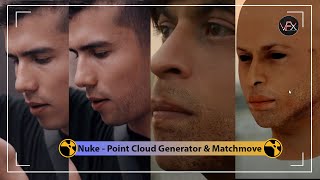 Nuke - Point Cloud Generator &amp; Matchmove in Nuke || 3D Point Generator Tutorial [HINDI]