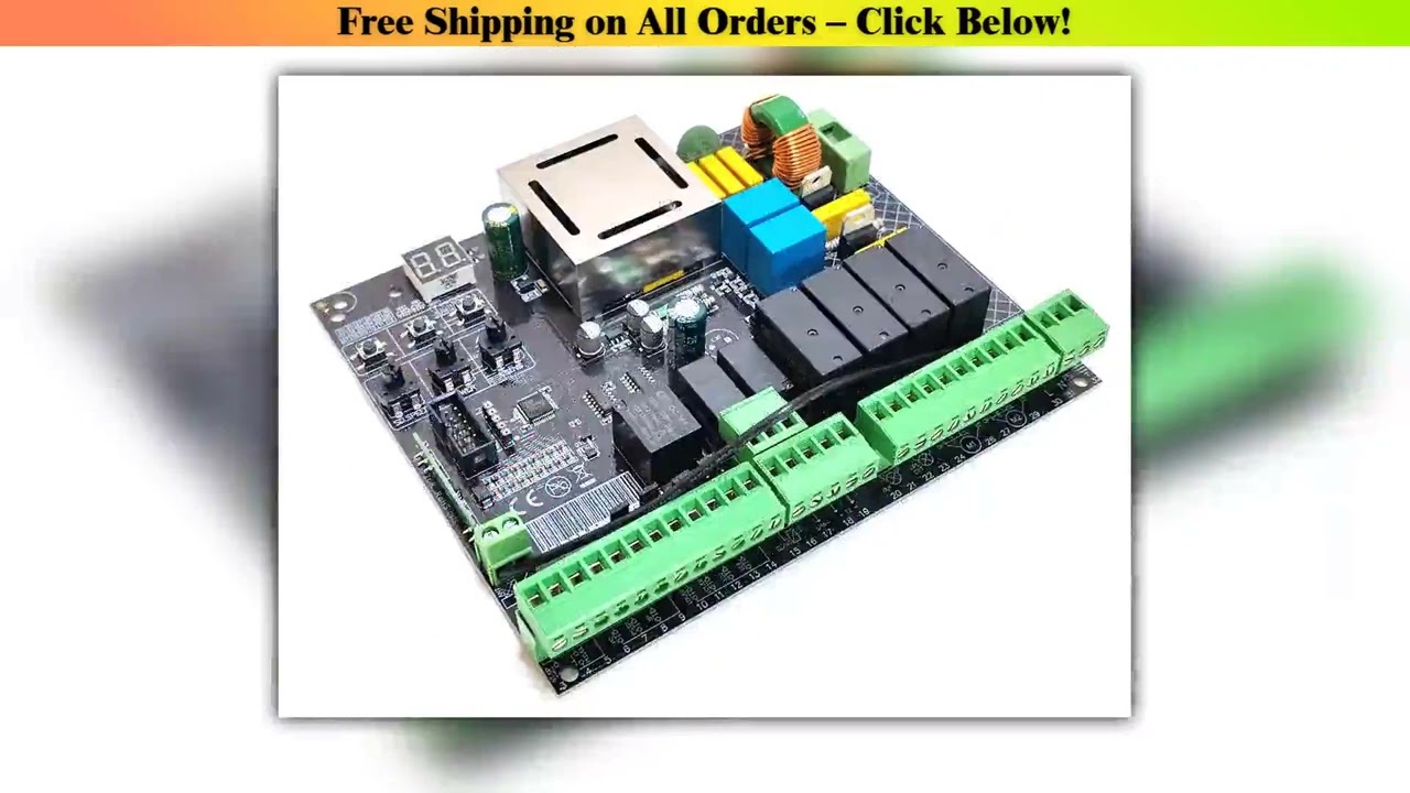 Swing gate opener AC motor pcb circuit board controller card for 220V AC swing linear motor