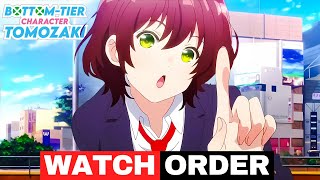 How To Watch Bottom-Tier Character Tomozaki Complete 2024 - Explain In Hindi
