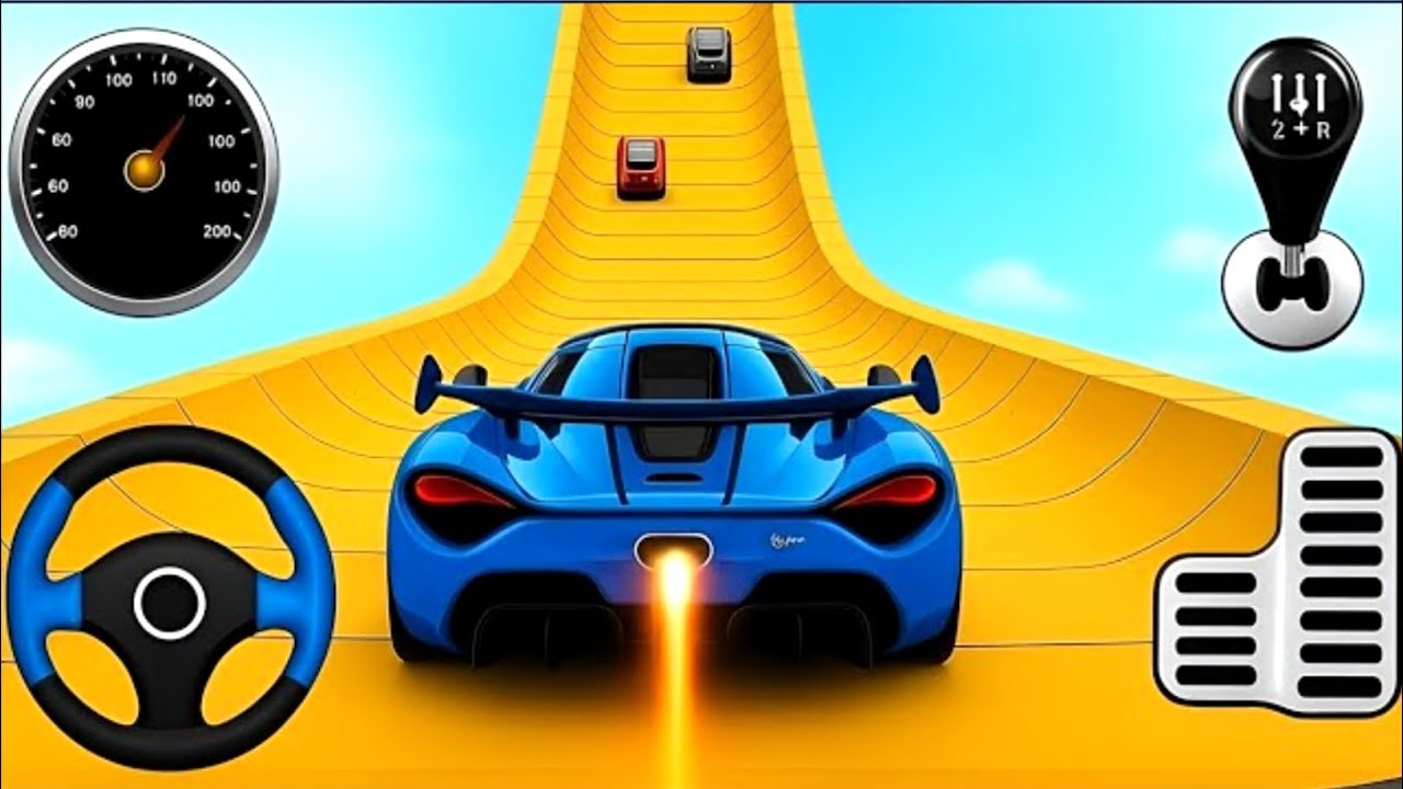 Impossible GT Car Stunt Racing - GT Car Stunt Master 3D - Android Gameplay 