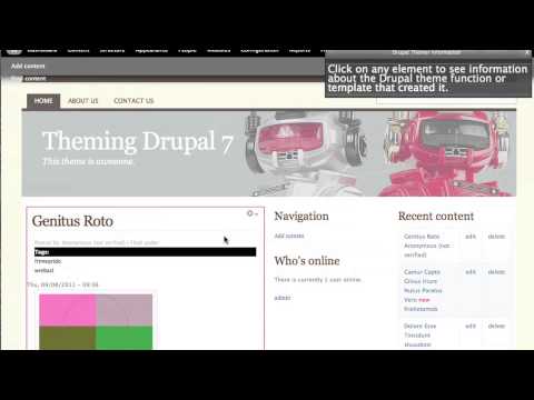 Drupal 7 Tutorial   Using the theme developer module