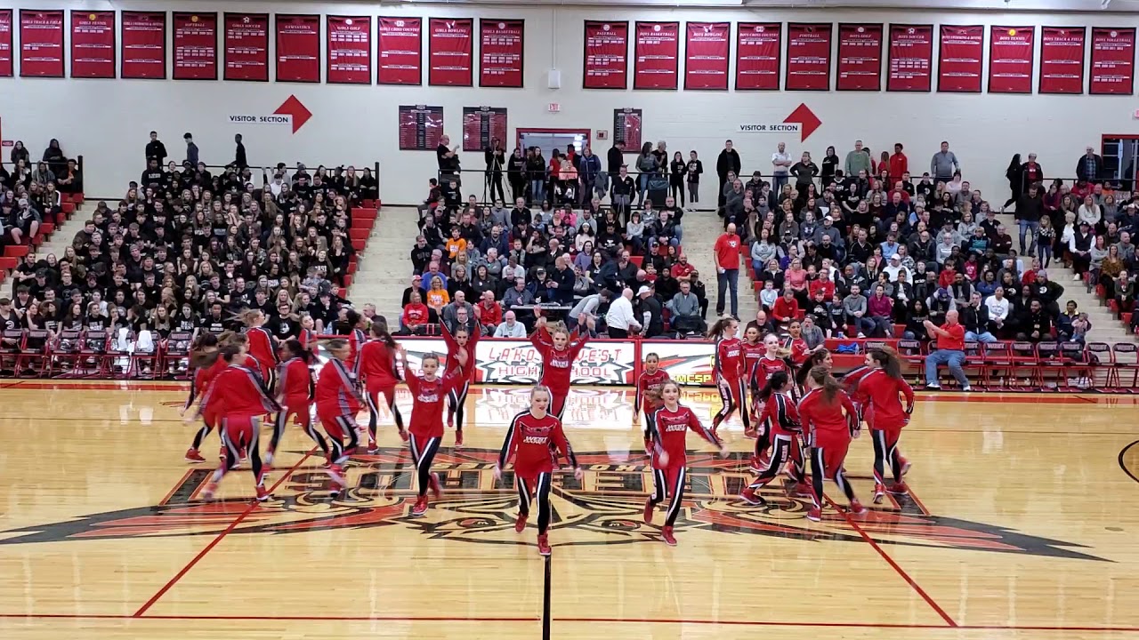 Lakota West Dance Team Hip Hop Halftime 2/14/20 - YouTube