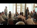 Barrick CEO Mark Bristow speaks to board of directors in Elko