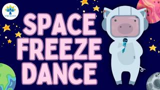 Yoga Freeze Dance in Space | Action Song for Kids | Warm Up | Yoga Guppy by Rashmi Ramesh