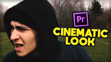 How to Get the CINEMATIC LOOK in Adobe Premiere Pro CC | Tutorial (2018)